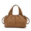Retro Women's Pleated Handbag - 2025 Autumn/Winter Frosted Crossbody & Shoulder Bag
