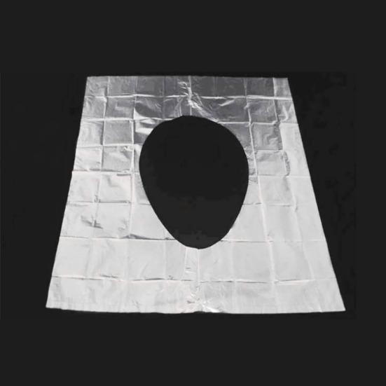 Home Kit 50Pcs Plastic Business Travel Universal Toilet Seat Disposable Sticker Cover