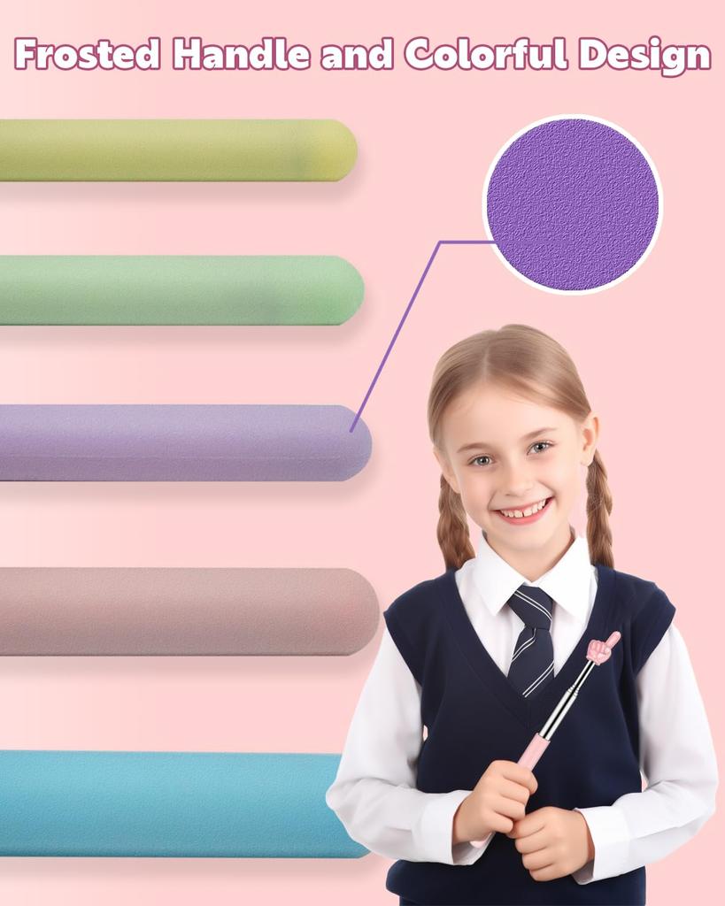 Выдвижная указка для учителя для чтения в классе, выдвижная палочка-указка для школы, длинная телескопическая ручная указка