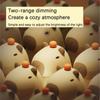 Ночной светильник Capybara, новинка, мультяшная лампа в форме капибары, мягкий силикон с возможностью зарядки и сенсорным управлением