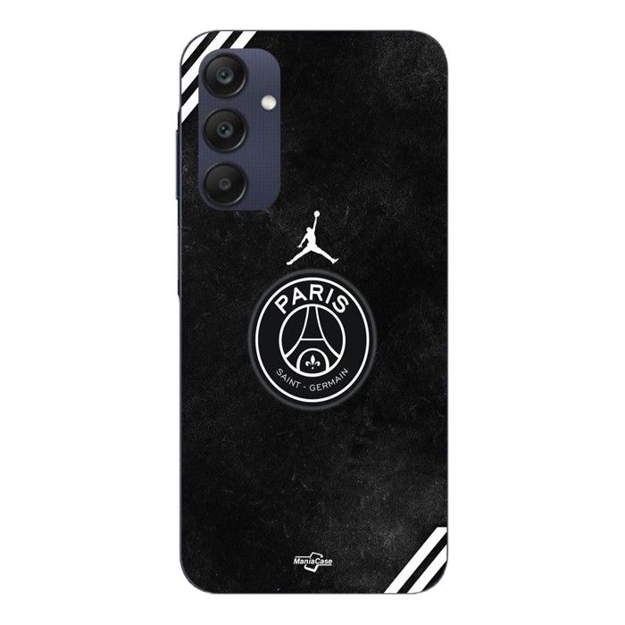 Coque Pour Samsung galaxy A25 PSG jordan logo noir Maniacase