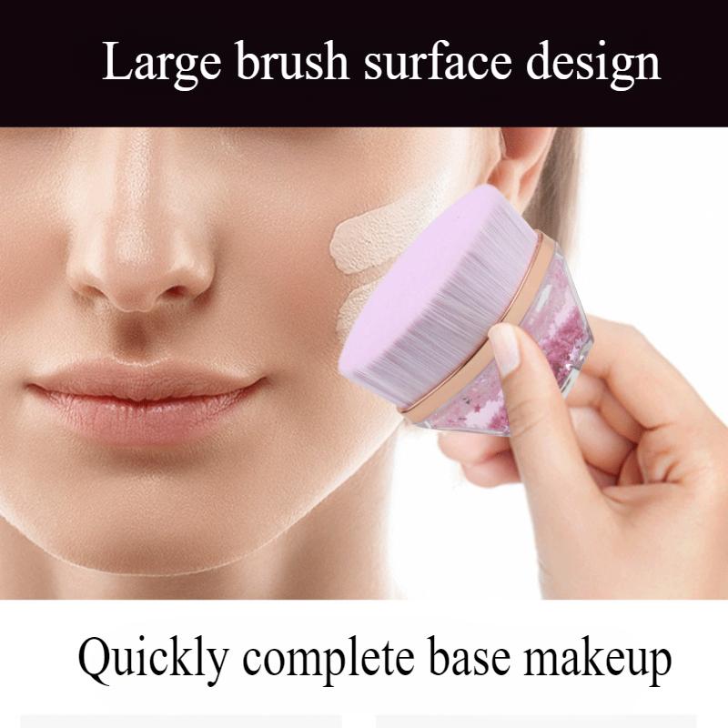 Foundation Brush, Traceless Magic Makeup Brush, Naturally Soft and Does Not Eat Powder, Beginner Makeup Brush, Portable