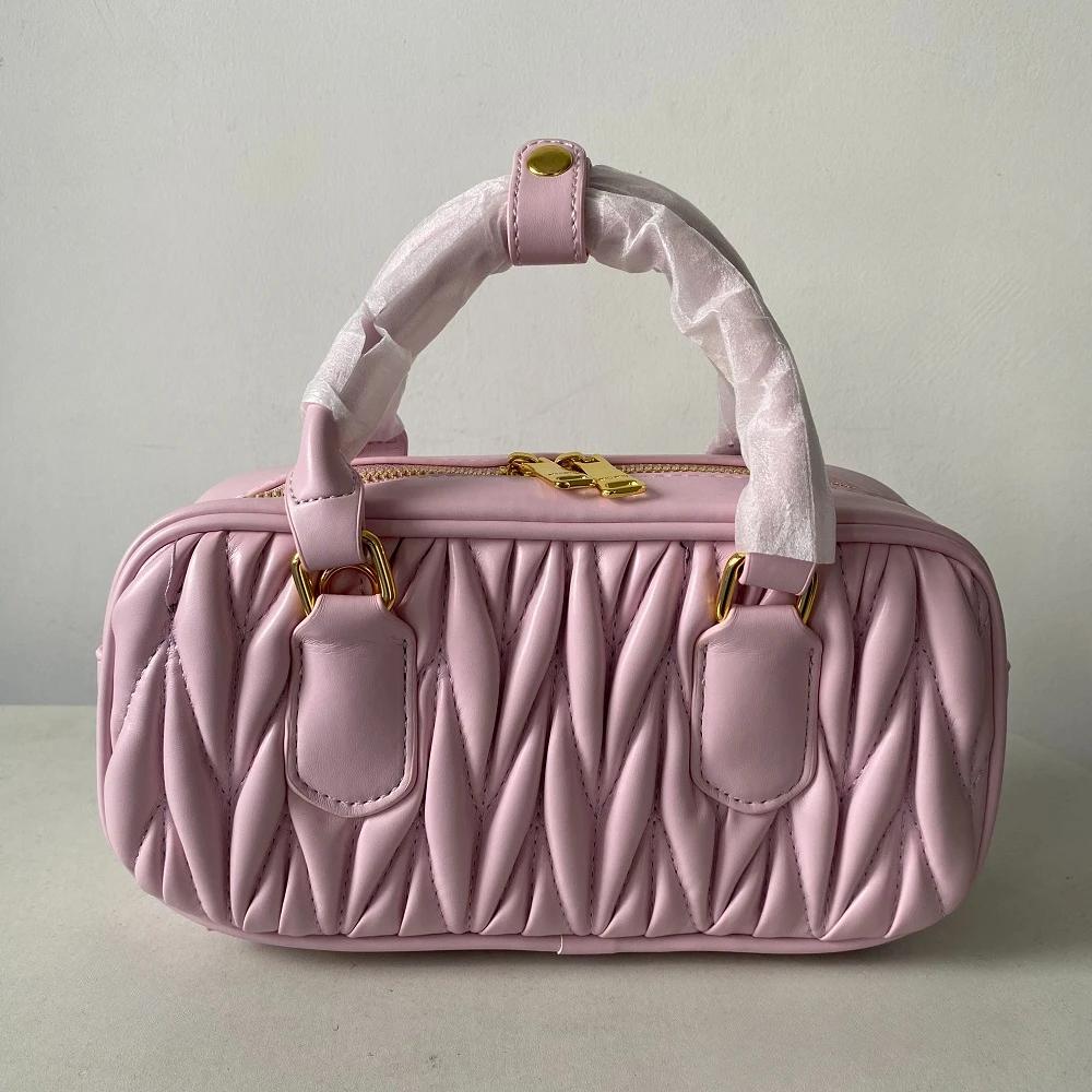 Сумка-боулинг для женщин Boston Crossbody сумка класса люкс