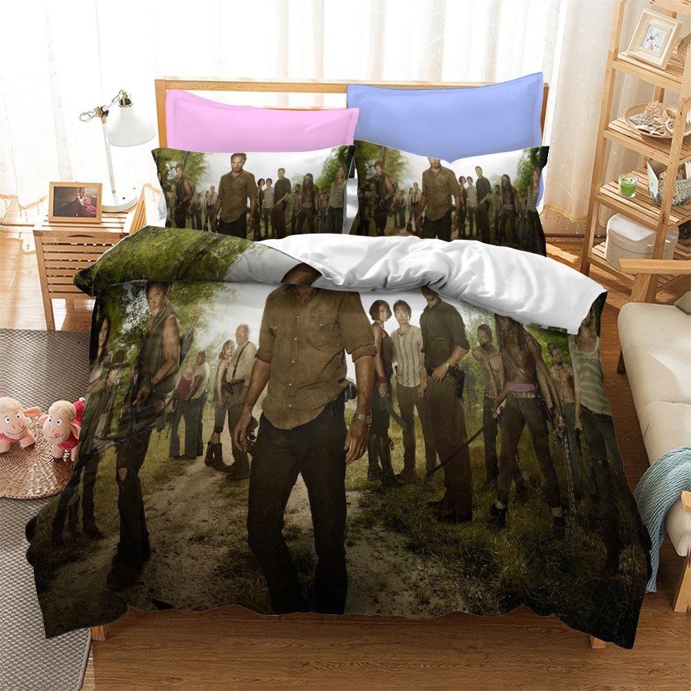 The Walking Dead Series Bedding Three-Piece Home Textile Kit