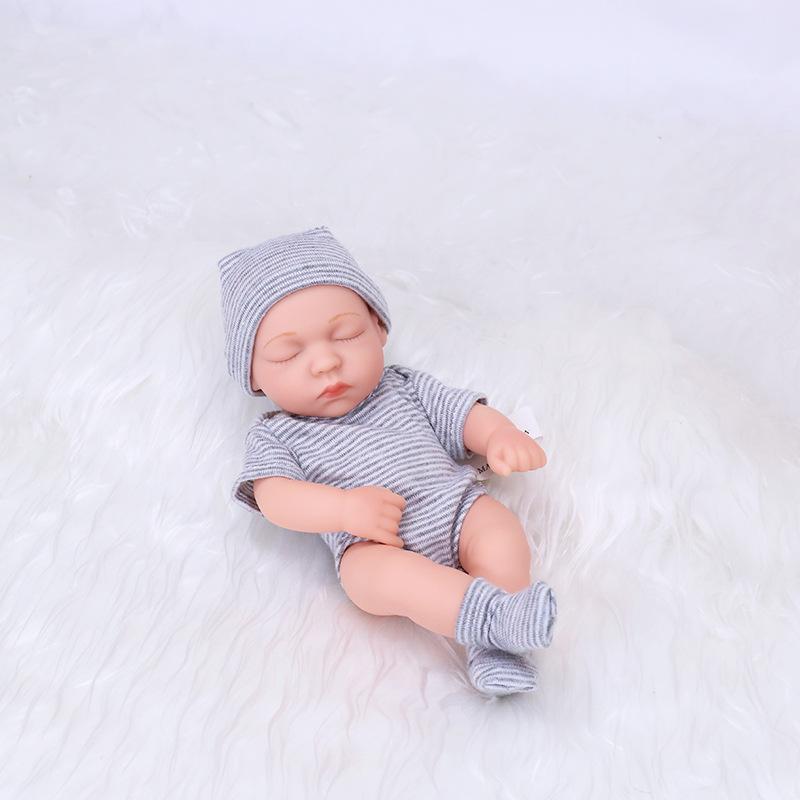 19 см детская кукла реборн мини-моделирование всего тела мягкая резиновая эмалированная кукла подарок для девочки кукла кукла