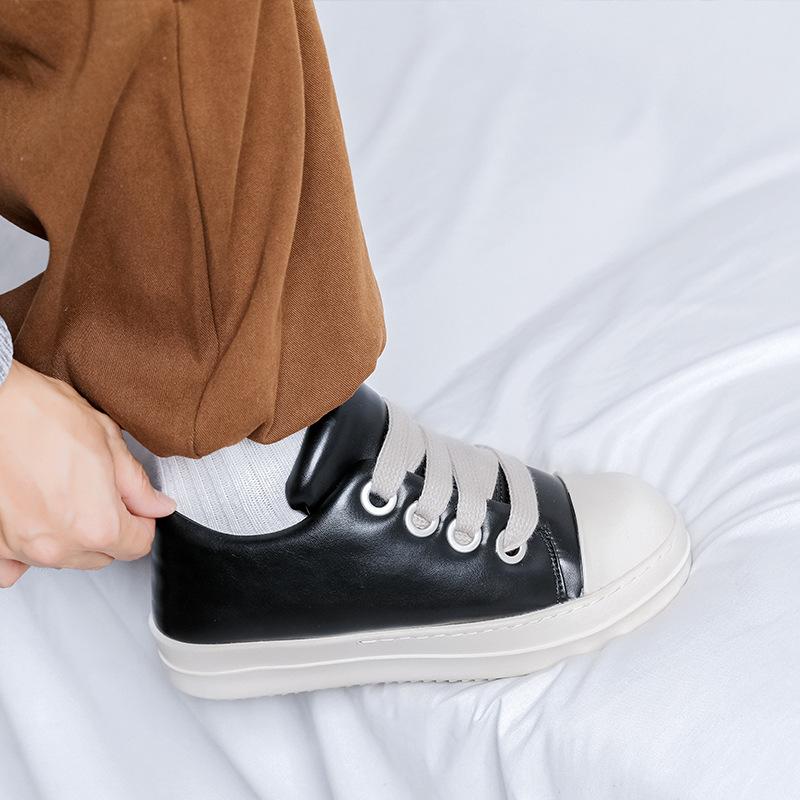 Обувь мужская 2024 осень и зима новая универсальная повседневная обувь нишевая модная обувь обувь для хлеба низкая корейская версия обувь для доски 6261-R