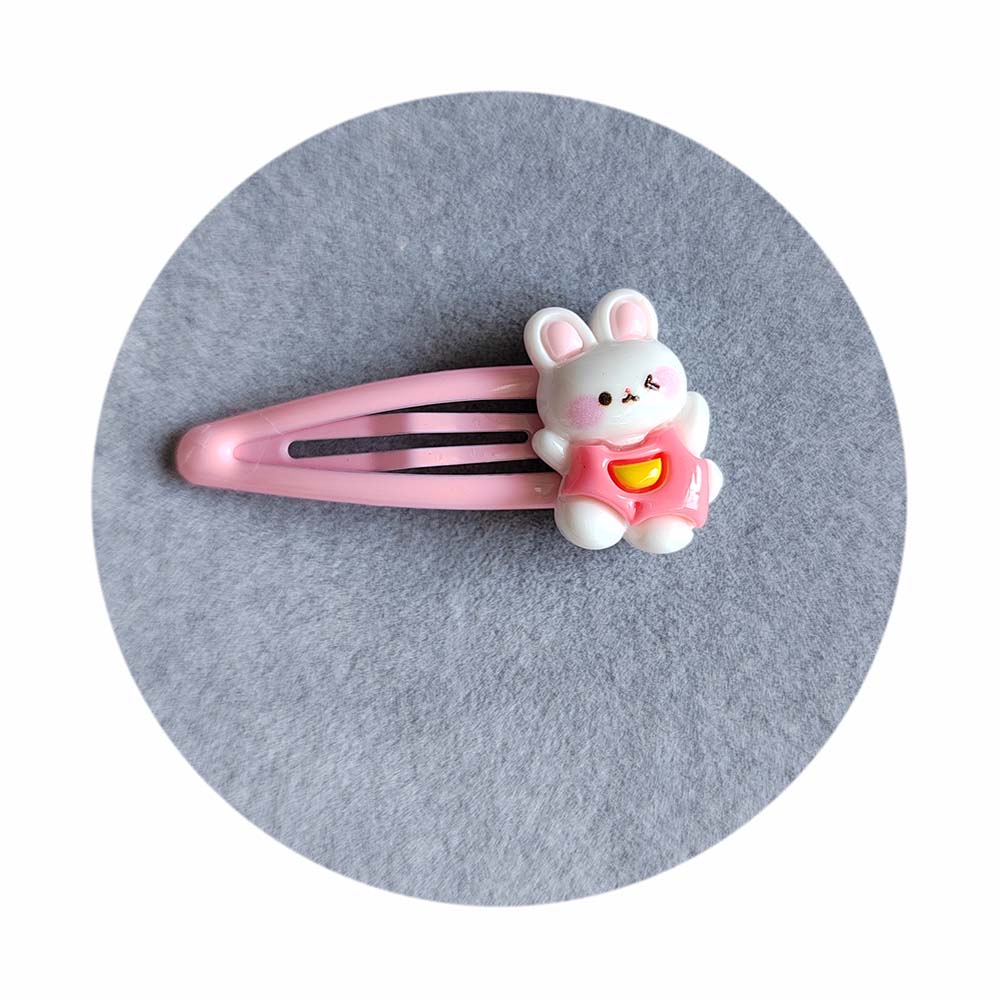 Metal Hair Bobby Clips Headwear Hairpins for Kids Girls Resin Bear Tiger Animal Hair Clips for Children
