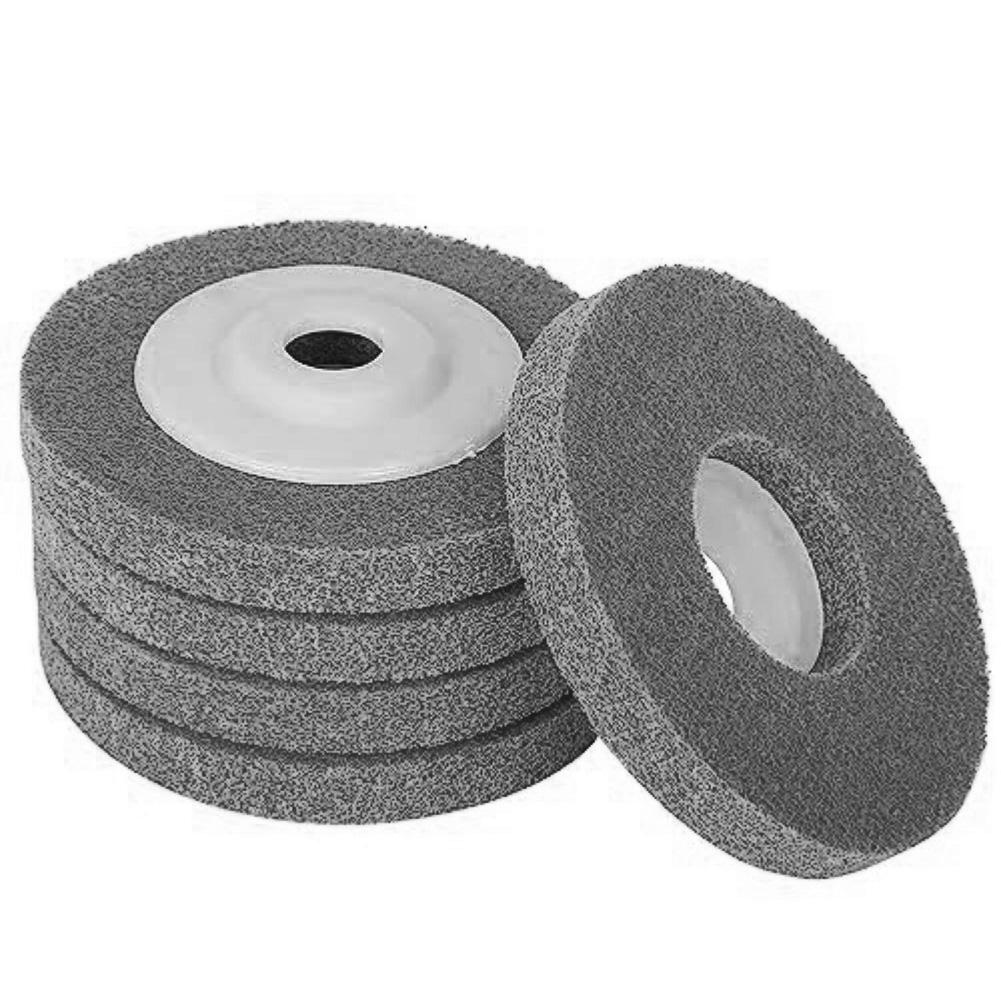 For Angle Grinder Nylon Fiber Polishing Wheel Built to Minimize Cutting and Scratching While Enhancing Smoothness