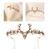 Christmas Barrette Reindeer Hair Comb for Office Party Christmas Antler Hairclip Festival Headpiece for Family Gathering