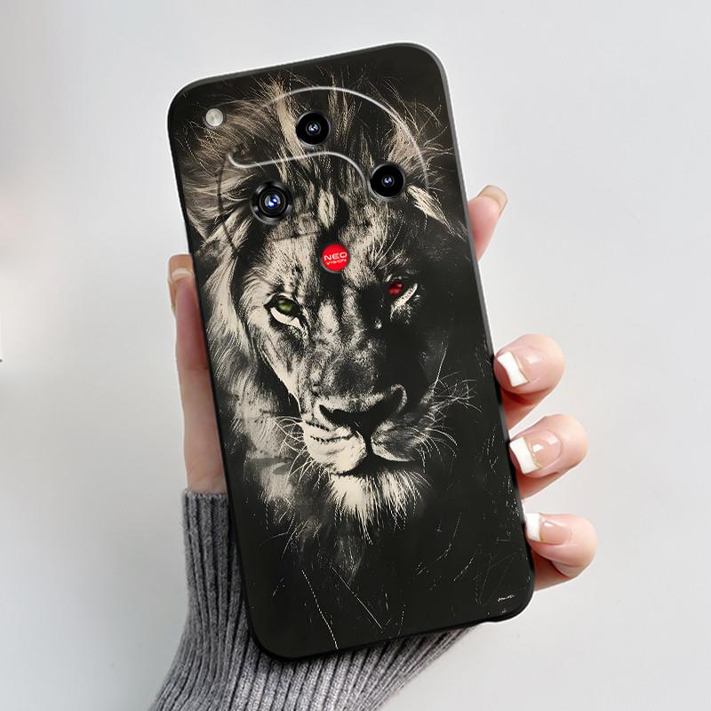 Beautiful Bumper Black Case For ZTE Nubia Focus 2 5G Z2462N Case Unique Design Printed Protective Shockproof Soft Cover