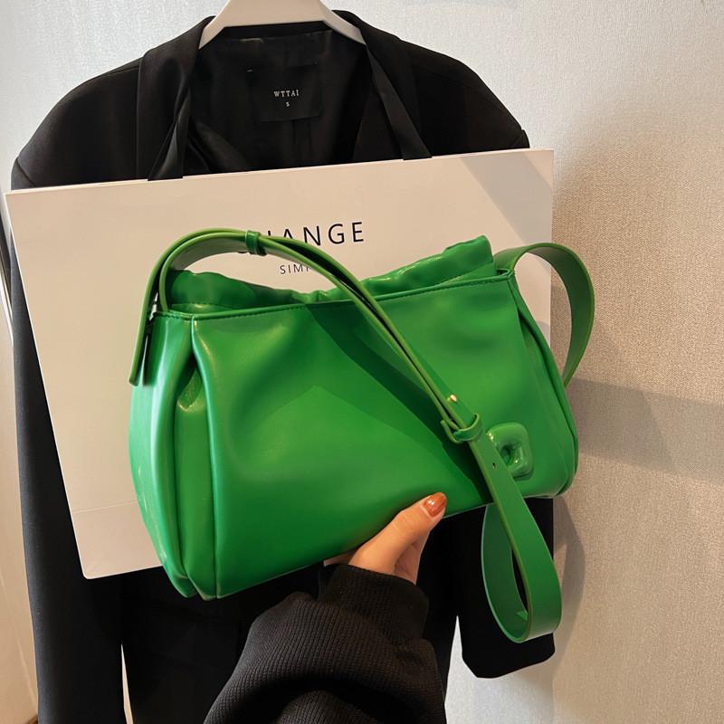 Fashion Solid Color Minimalist Crossbody Bag Urban Simple Style Small Shoulder Bag