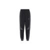 Logo Print Drawstring Knit Joggers Men Bottoms Black DX9374-011