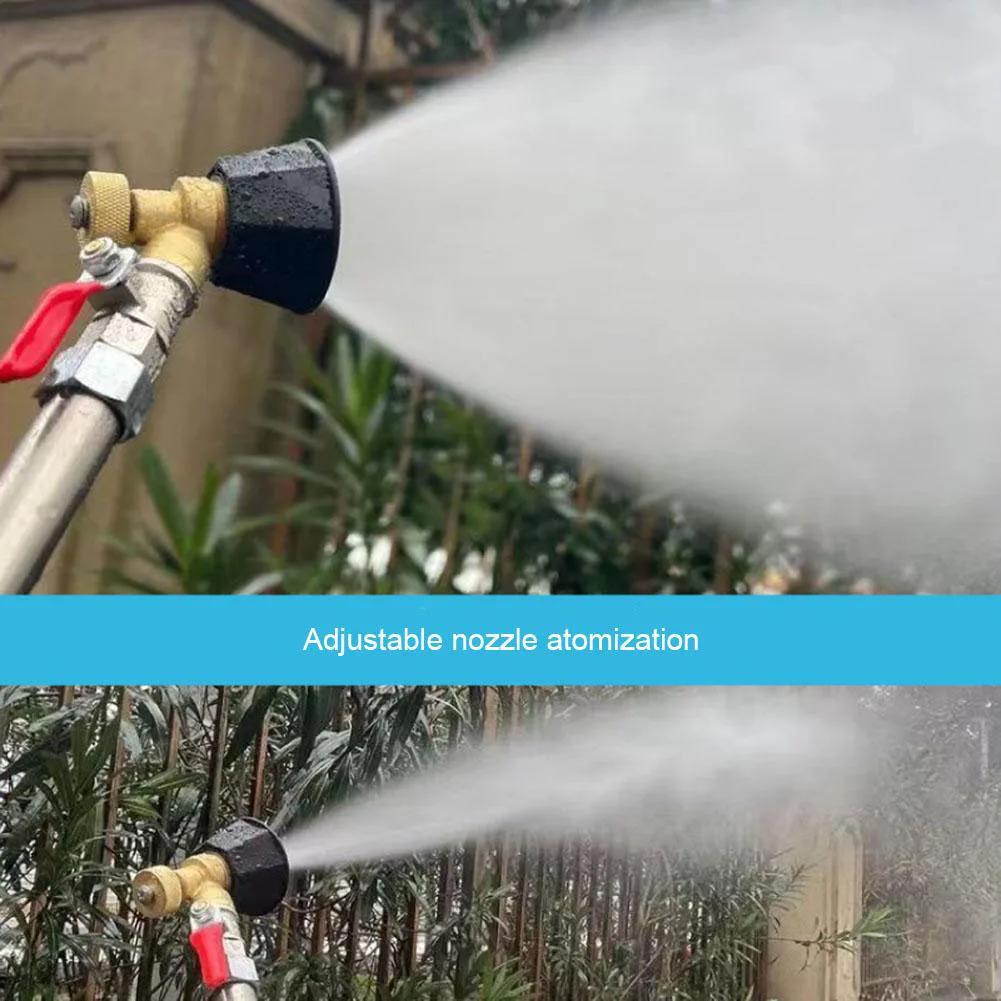 Atomizing Nozzle Pesticide Sprayer Nozzle Adjustable Agricultural Irrigation Cyclone Nozzle Gardening Pest Control Sprayer