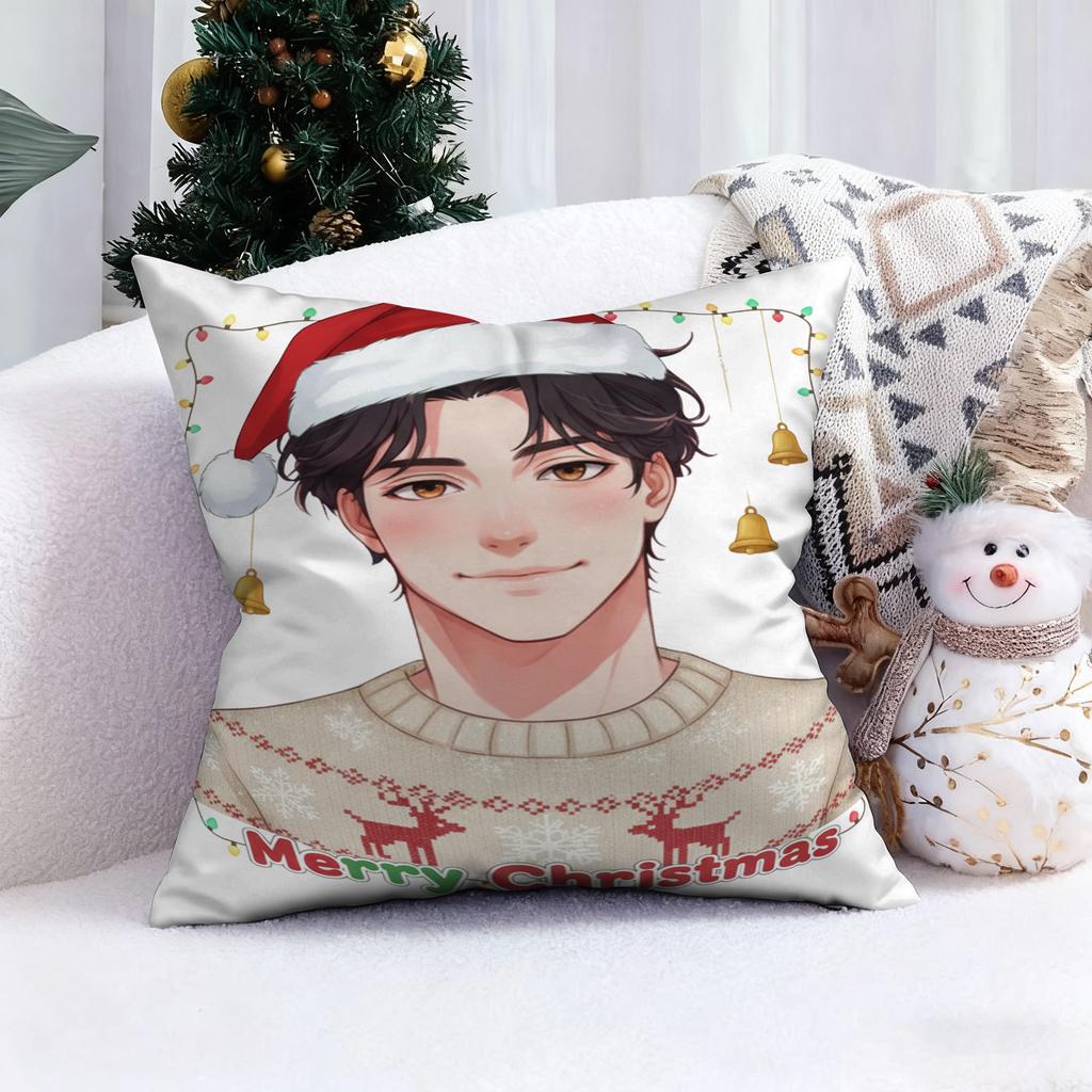 KPop Demon Hunters shines in the Christmas style!Miracle girl image Christmas pillowcase fashion Home Decoration