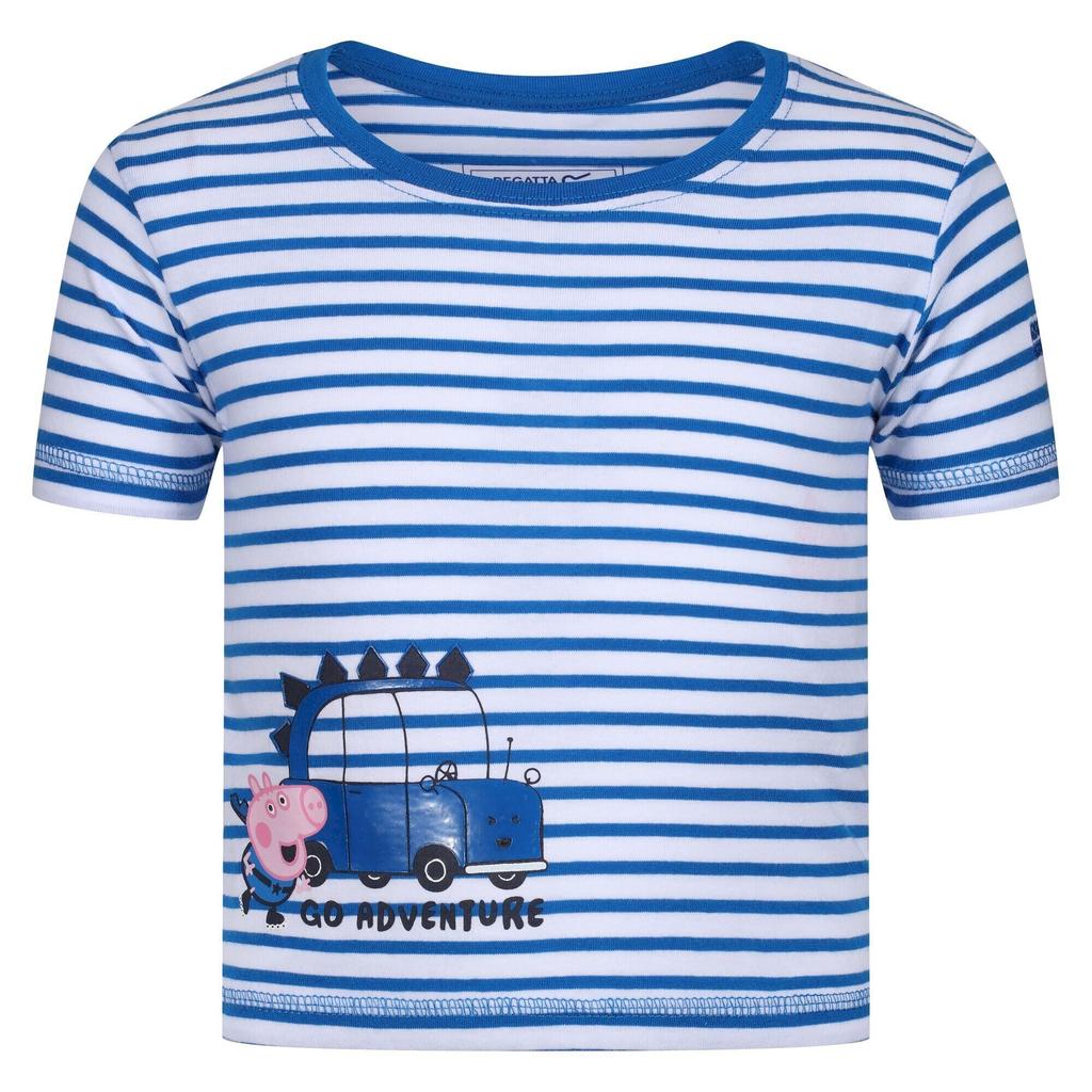 Regatta Childrens/Kids Peppa Pig Contrast Striped T-Shirt