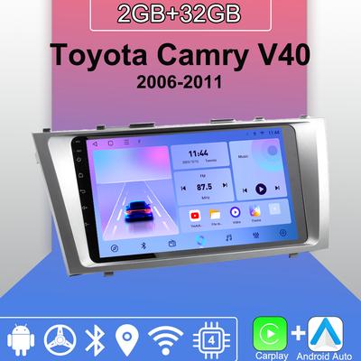 Android Carplay автомобильное радио для Toyota Camry V40 2006-2011 мультимедийный проигрыватель головное устройство стерео GPS навигация BT WIFI 2+32 ГБ