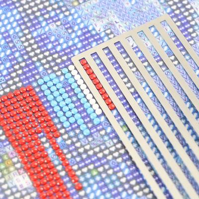 Нескользящая линейка для алмазной живописи, линейка для самостоятельного изготовления, прямая линейка для выкладки стразами, инструменты для алмазной живописи