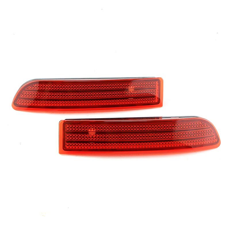 2PCS For Toyota Avensis Alphard Estima RAV4 Gaia PREVIA IPSUM Car Rear Bumper Reflector Tail Brake Light Cover Shells No Bulb