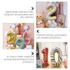 1 Set of 15pcs 32inch Donut Number Balloon Column Set,Children's Birthday Party Decorations