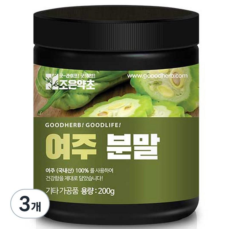 Joeun Herbal Medicine Порошок из фруктов Ёджу и Ёджу, 200 г, 3 шт.