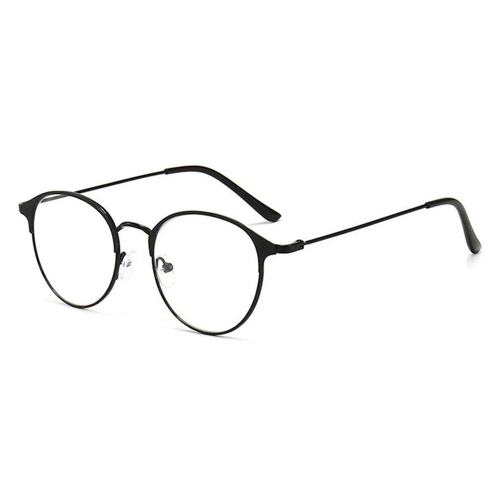 Fashion Anti Blue-ray Reading Glasses Metal Presbyopia Eyeglasses Women Square Round Far Sight Eyewear Vision Care +1.0~+4.0