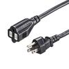 Sanwa Supply Power Extension Cord (Black, 5m) TAP-EX353-5BK