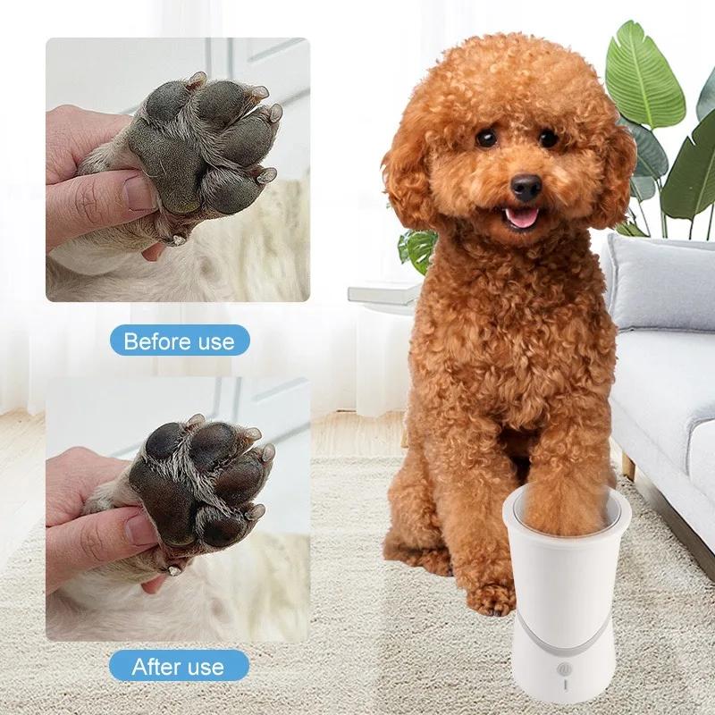 Portable Electric Pet Feet Washer Automatic Pet Paw Cleaner Quick Low Noise Dog Cat Paw Cleaning Cup for Dogs Cats Top Rated