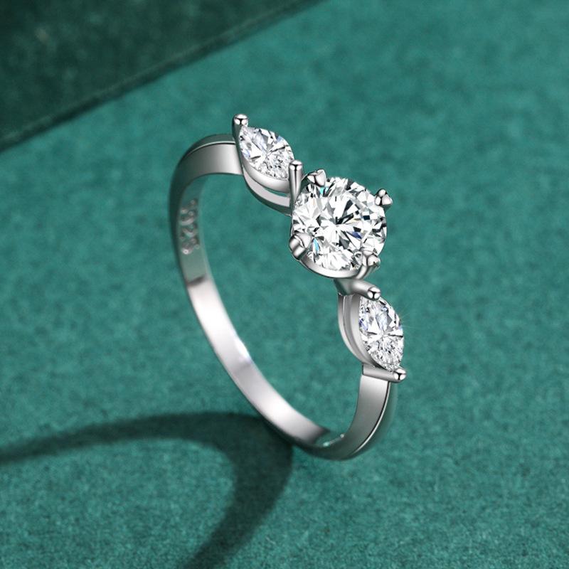 Tancise Classic стерлингового серебра 925 пробы кольцо с цирконом женские ювелирные изделия свадебное обещание вечерние подарок