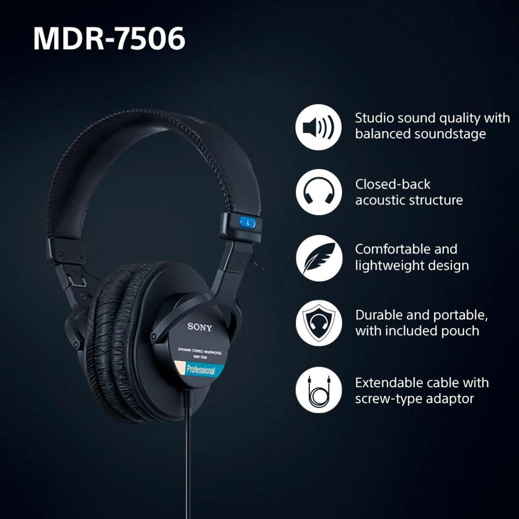 Sony Стереонаушники MDR-7506