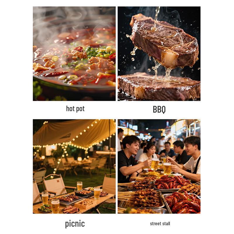 Zhan Ge Portable 7-Wick Oil Stove