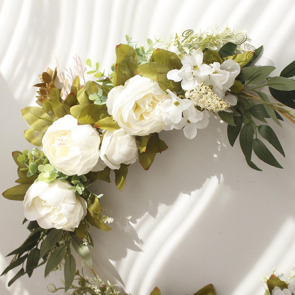 Имитация пионов венок украшения для дома и двери настенный искусственный пион венок свадьба