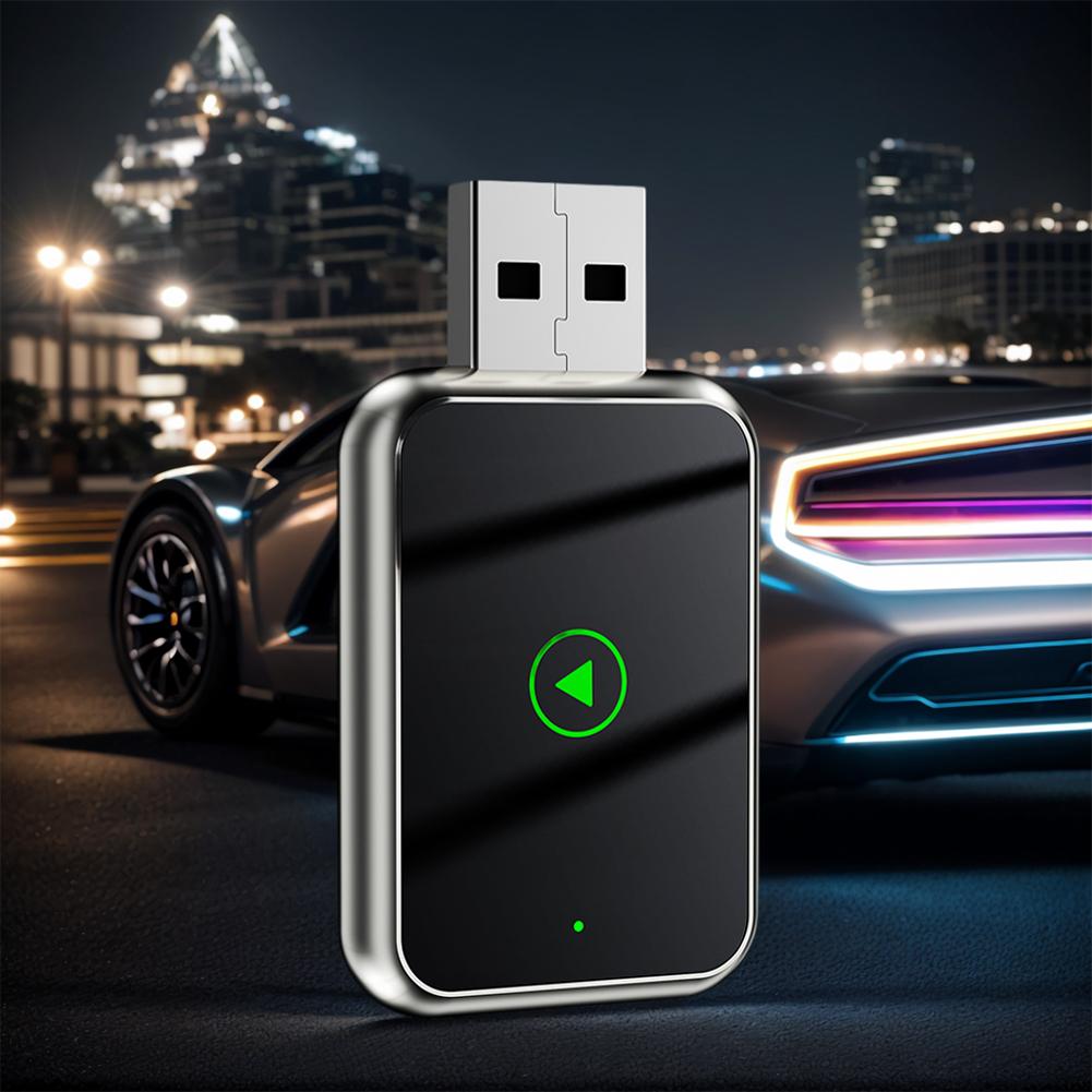 Адаптер 2 в 1 беспроводной CarPlay Android Auto, конвертер Plug & Play, WiFi быстрое подключение, мини-автобокс, смарт-донгл для iPhone Android
