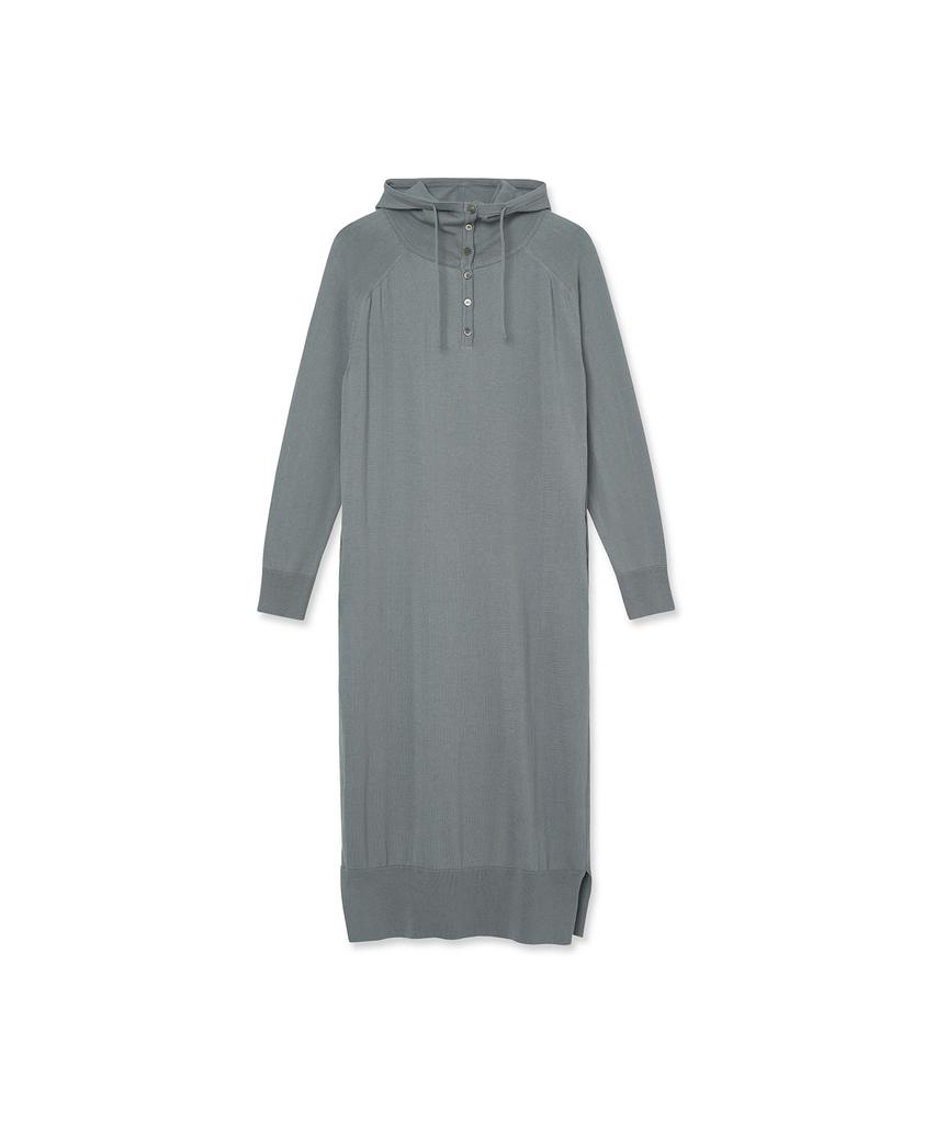 Iolo Organic Hooded Dress_Gray