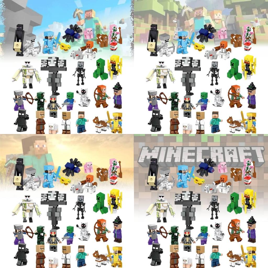 Series Minecraft 29pcs Set Building Blocks Minifigure Mini Toys Model Decor Gift