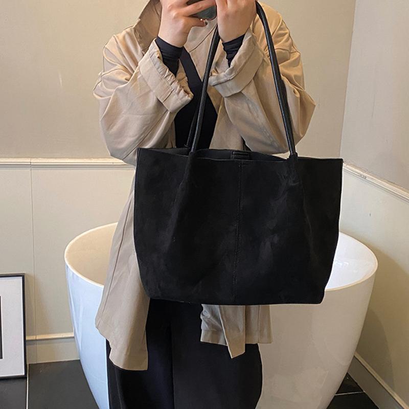 Новая осенне-зимняя ретро-замшевая сумка через плечо, модная и повседневная женская сумка для ежедневных поездок на работу с маленькой сумкой