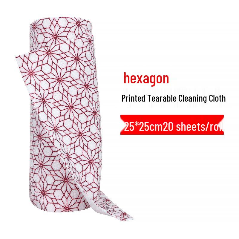 Впитывающая отрывной полиэстер-хлопковый чистящий материал для кухни и дома