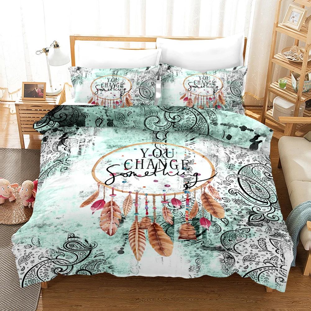 Luxury Bed Cover Sets Dream Catcher Super Soft Comfortable Bedding Set Super King Pillowcases Quilt Cover Boho Wholesale
