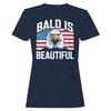 Bald Is Beautiful American Eagle Pride Women's T-shirt