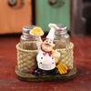 Pepper, Bottle Ornament - Resin Chef Restaurant Statue Figurine Decor Welcome