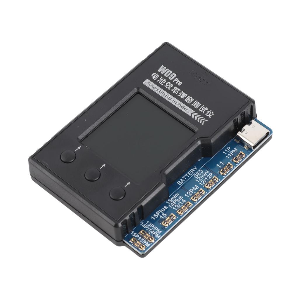 Battery Efficiency Pop Up Tester LCD Display USB Connection Popup Window Repair Tool for 11‑15 Series Phone