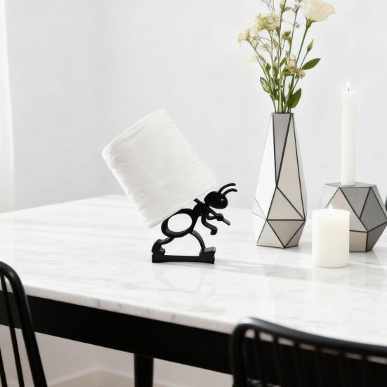 Держатель для рулона бумаги Муравей Милый держатель для туалетной бумаги в форме муравья Настольный держатель для туалетной бумаги Диспенсер для бумаги для дома Ванной Комнаты Кухни Декорация для Автодома