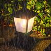 Solar Garden Light Garden Villa Pillar Light Fence Outdoor Waterproof Landscape Light Pillar Light