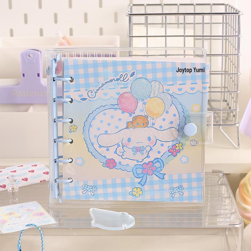 Sanrio Цветочный Хрустальный Блокнот на Кольцах с Сменными Листами Мультяшный
