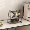Space Saving Coffee Cup Holder Iron Mug Rack New Cup Drying Stand  For Kitchen