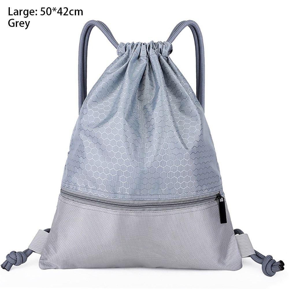 1Pcs Basketball Helmet Storage Sports Drawstring Pocket Outdoor Zipper Bag Simple Fitness Backpack