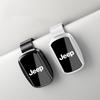 Car Sunglasses Holder Eyeglasses Hanger Sun Visor Glasses Clip For Jeep Grand Cherokee Wrangler JK Gladiator Compass Renegade AJS1