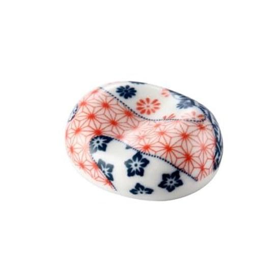Japanese-style cherry blossom ceramic chopstick rests spoon fork tool stand table ideal everyday home use perfect keeping chopsticks spoons clean on 6