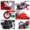 1/12 Ducati 1199 Panigale S литой под давлением модель игрушечного автомобиля коллекция внедорожных мотоциклов со звуком и светом игрушечные машинки