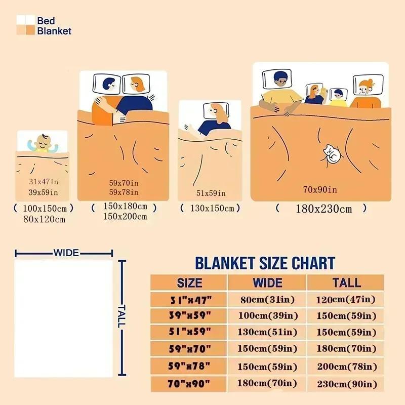 Beauty and the Beast Soft Plush Blanket,Flannel Blanket Throw Blanket for Living Room Bedroom Bed Sofa Picnic Cover