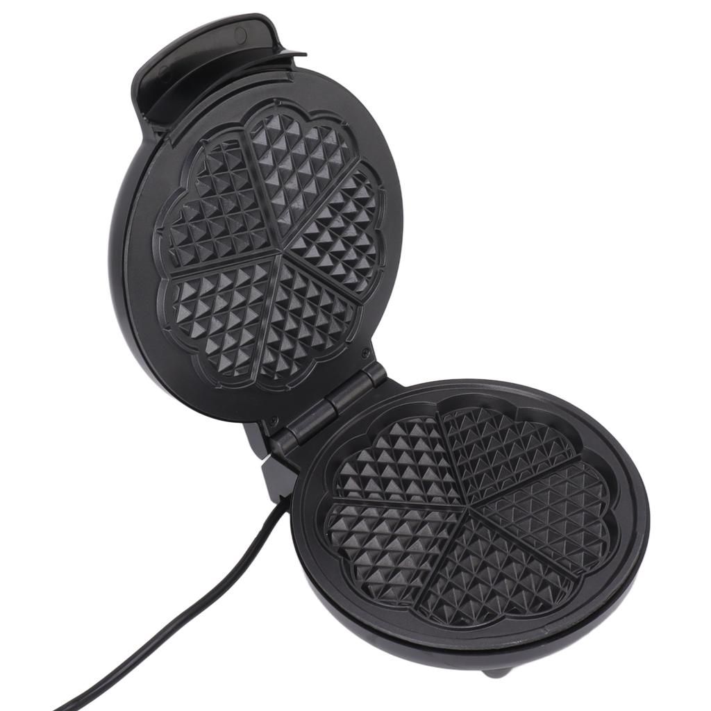 Двухсторонняя машина для приготовления вафель, домашняя машина для выпечки тортов, многофункциональная мини-машина для приготовления вафель, черная